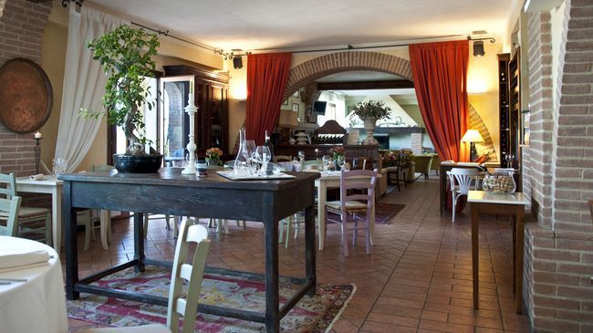 Pensjonat Il Poggio Celle sul Rigo Restauracja zdjęcie